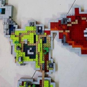 狂热粉丝用乐高积木还原《老头环》地图「交界地」