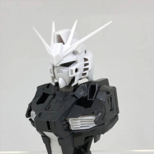 新品：高达机械胸像 牛高达胸像 未上色样品公开